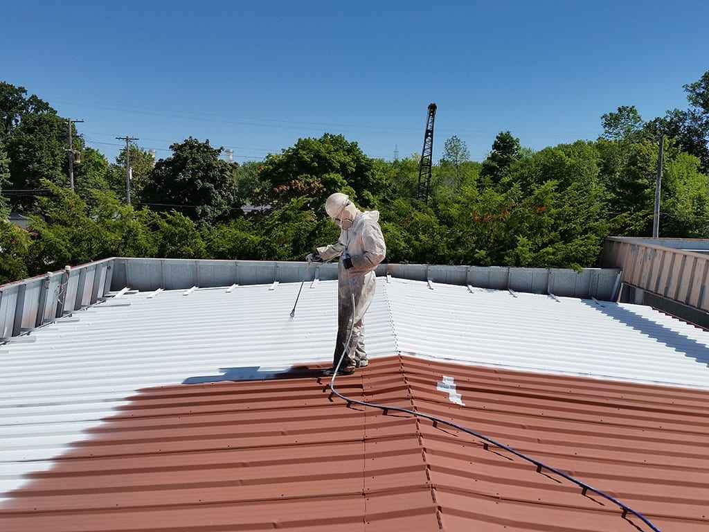 commercial roof coating