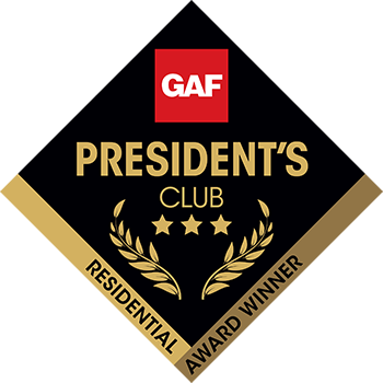 GAF President's Club 3 Star - MHI Roofing