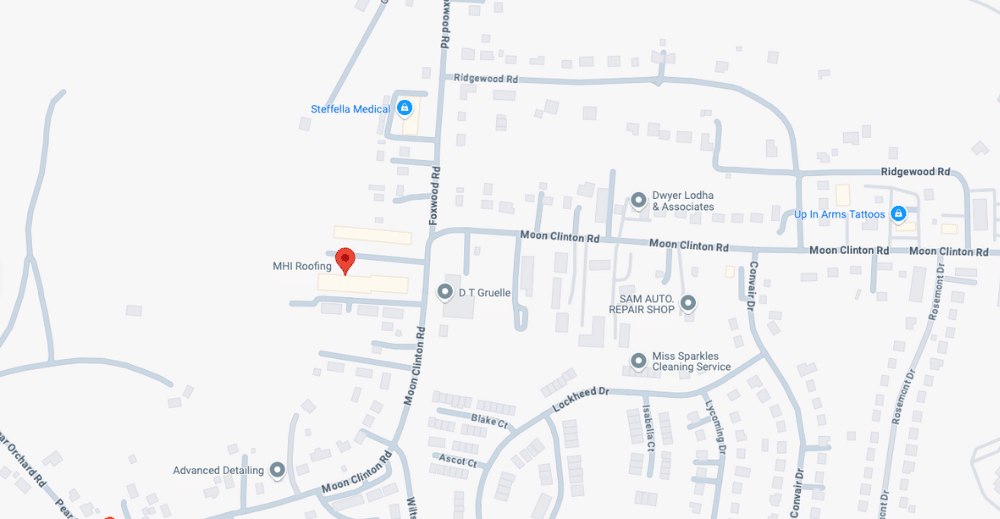 MIH Roofing Map View