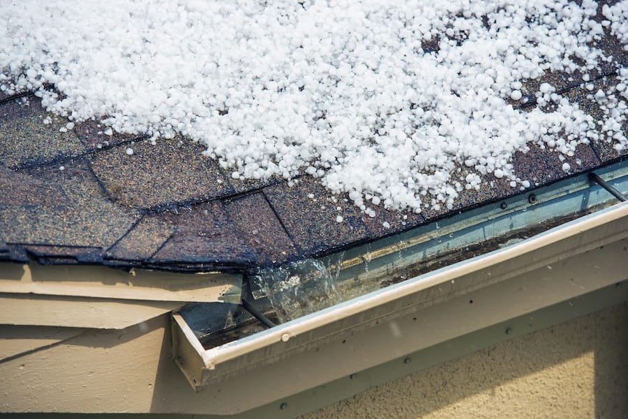 Roof hail damage