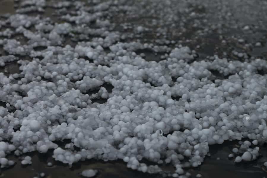 Hail roof damage